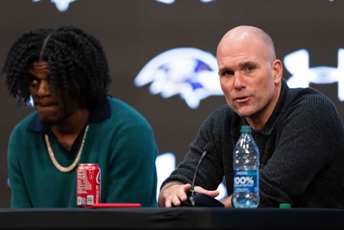 Eric DeCosta and Lamar Jackson